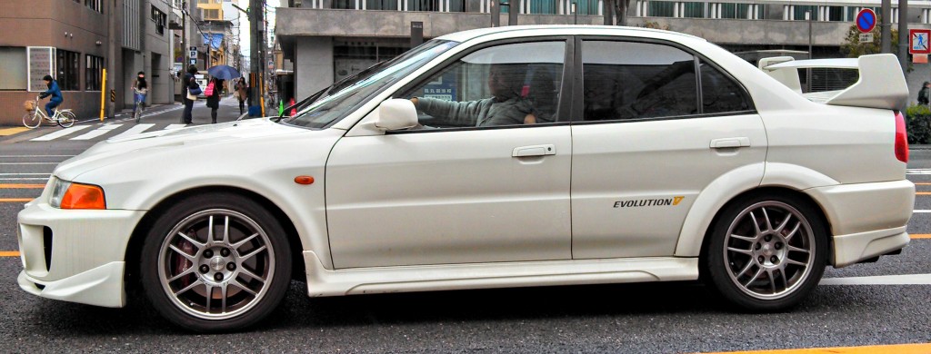 Mitsubishi Evo V in Kyoto